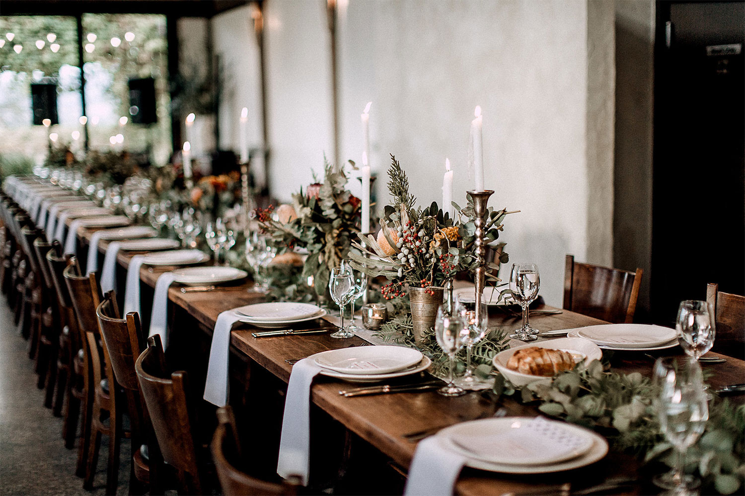 Photo of Wedding Reception Table