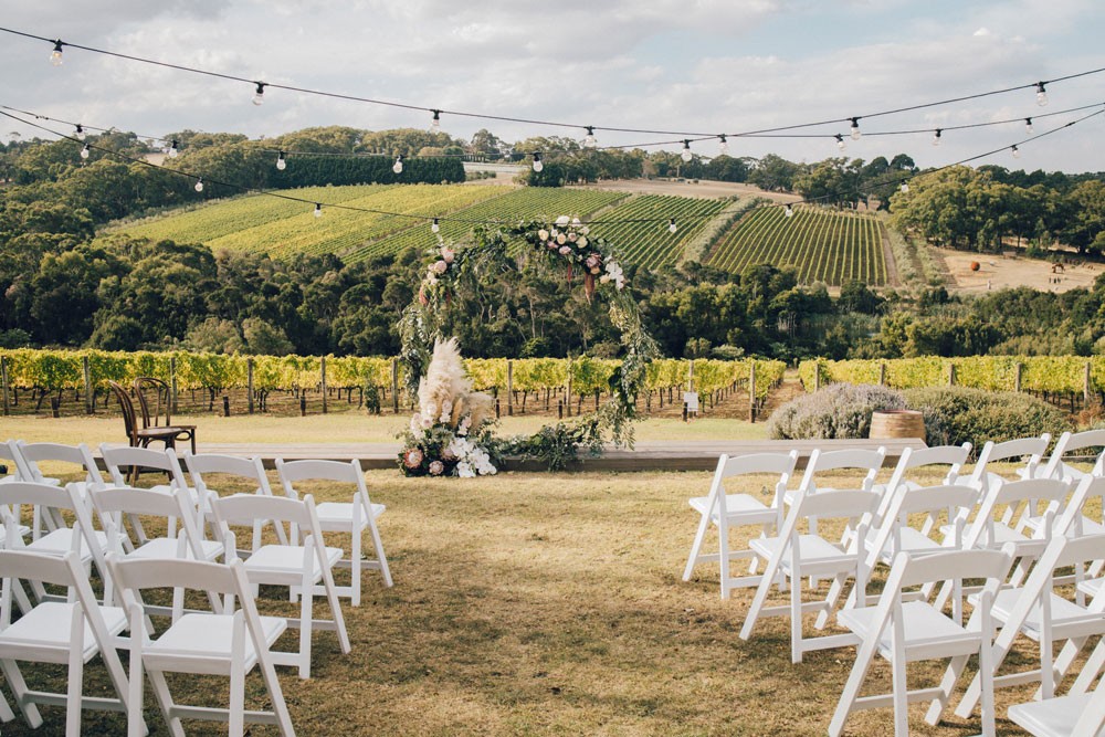 Photo of Outdoor Wedding at Tucks Winery